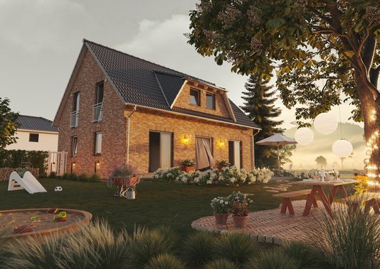 Landhaus-142-Garten-Klinker-8 Klinkerhaus